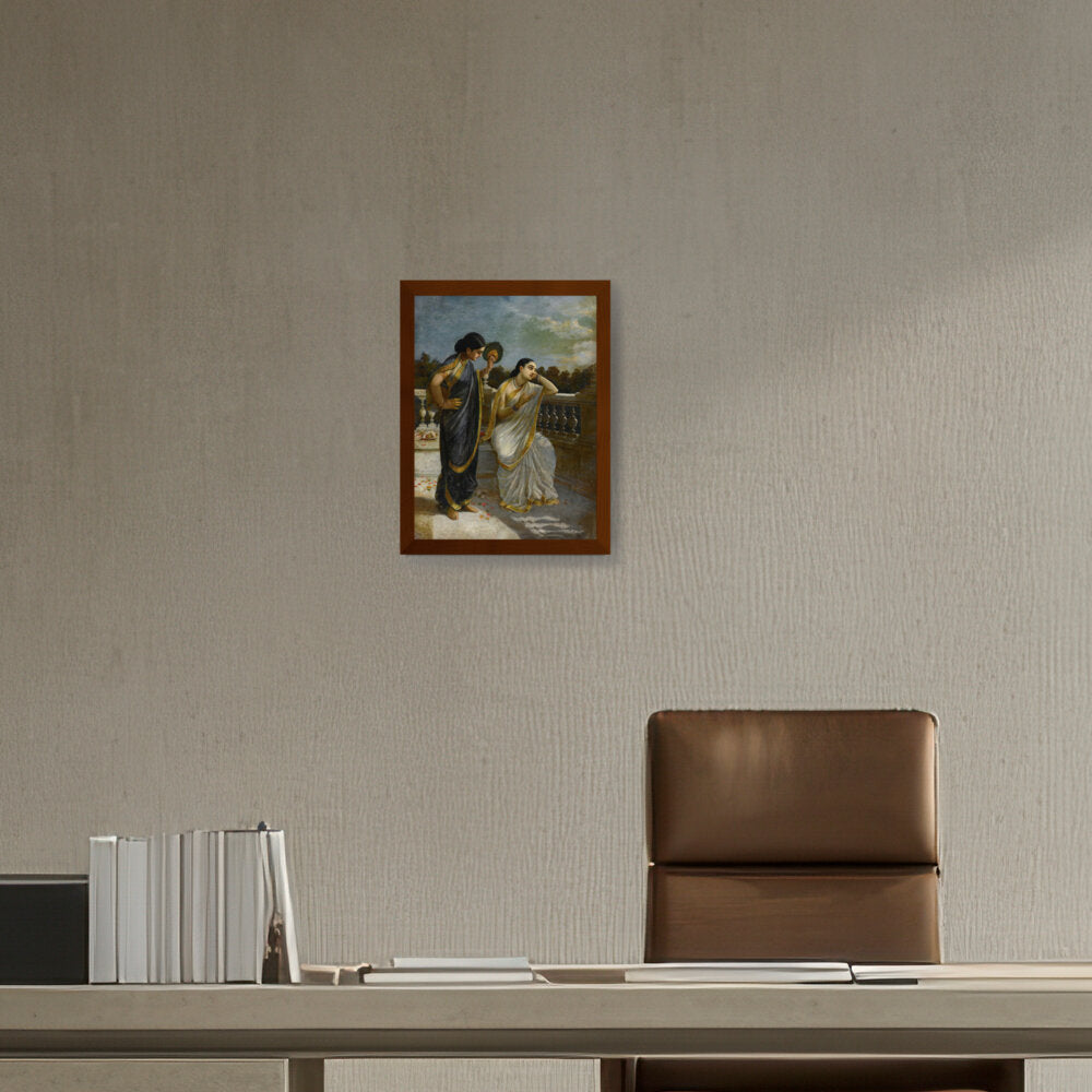 Untitled (Damayanti) - Framed Canvas