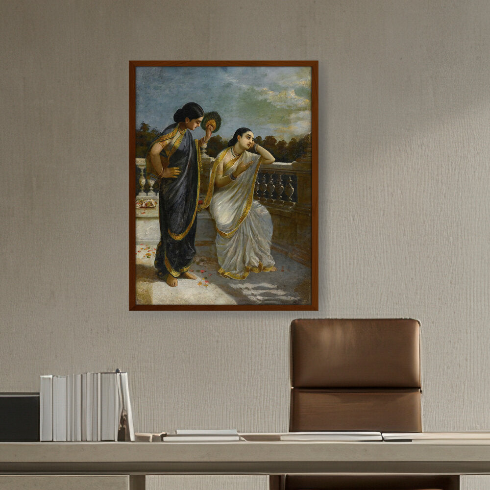 Untitled (Damayanti) - Framed Canvas