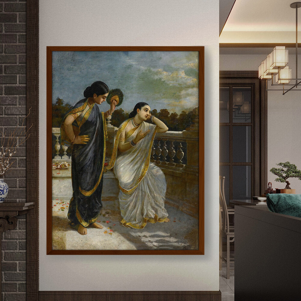 Untitled (Damayanti) - Framed Canvas
