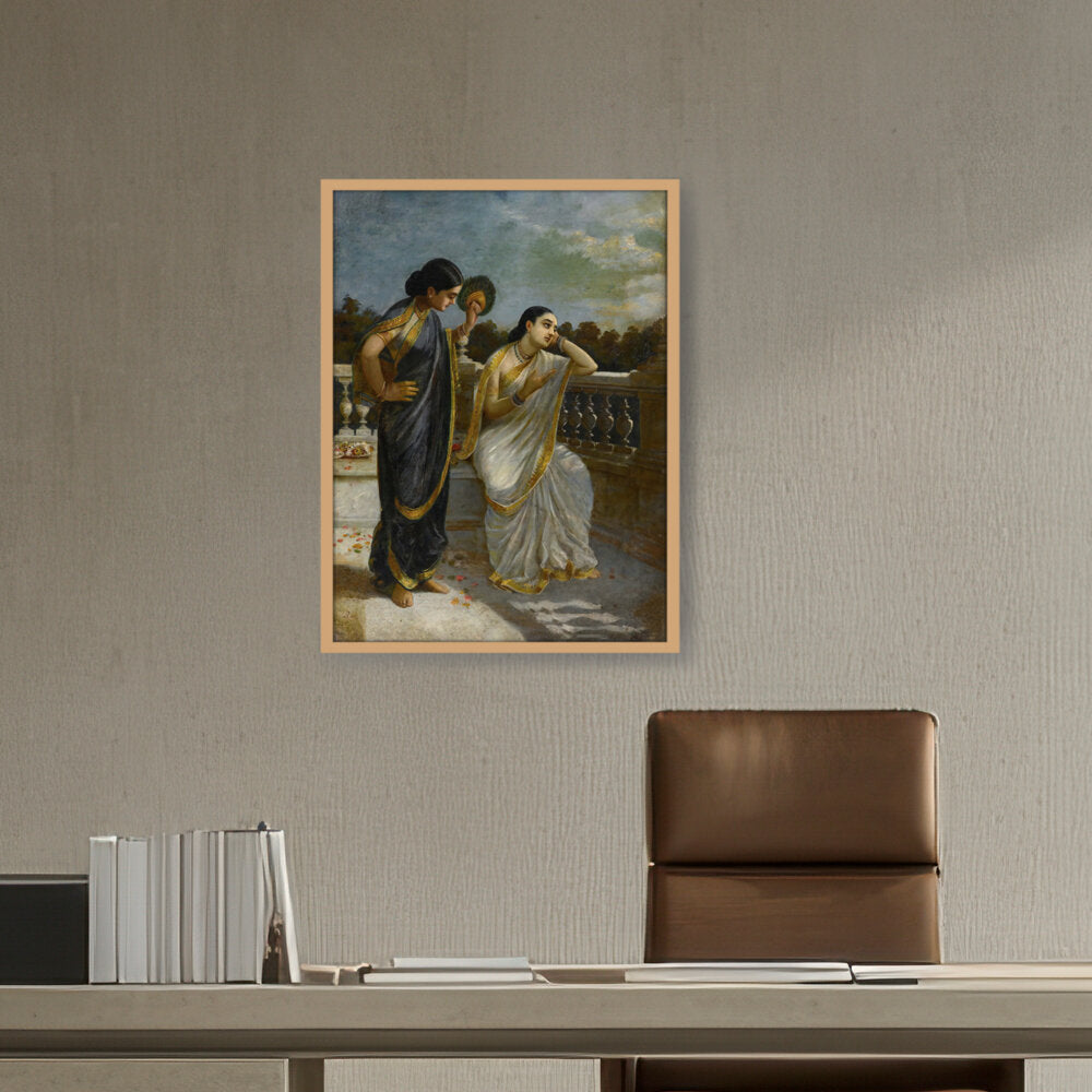 Untitled (Damayanti) - Framed Canvas