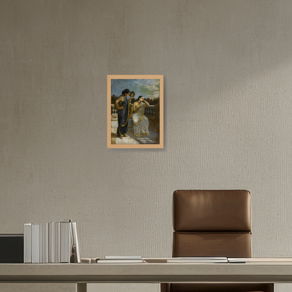 Untitled (Damayanti) - Framed Canvas