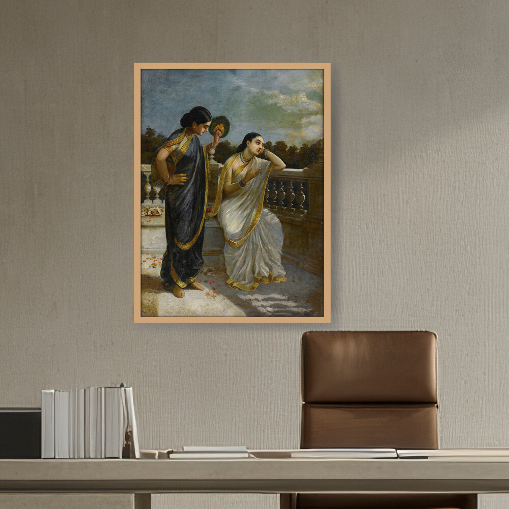 Untitled (Damayanti) - Framed Canvas