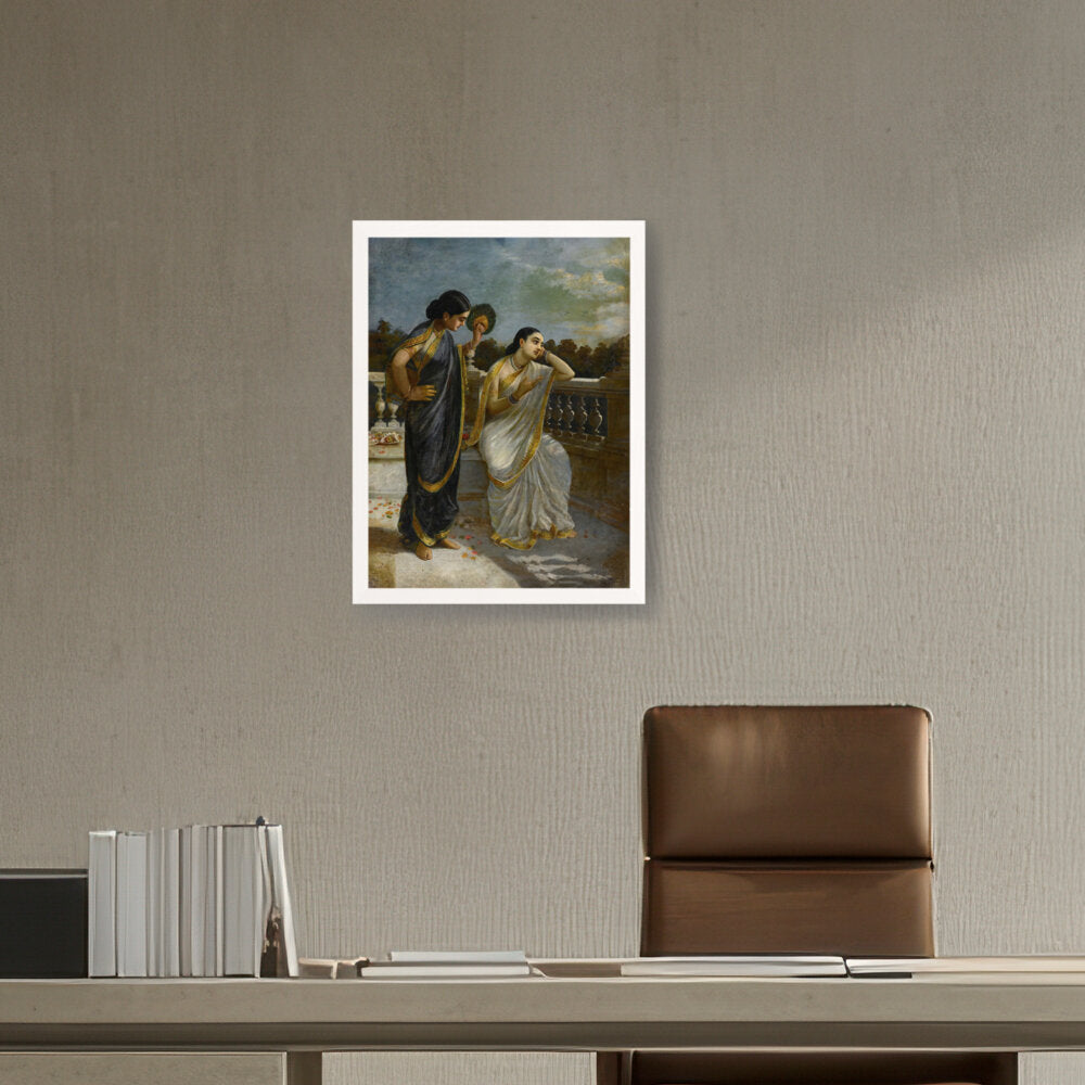 Untitled (Damayanti) - Framed Canvas