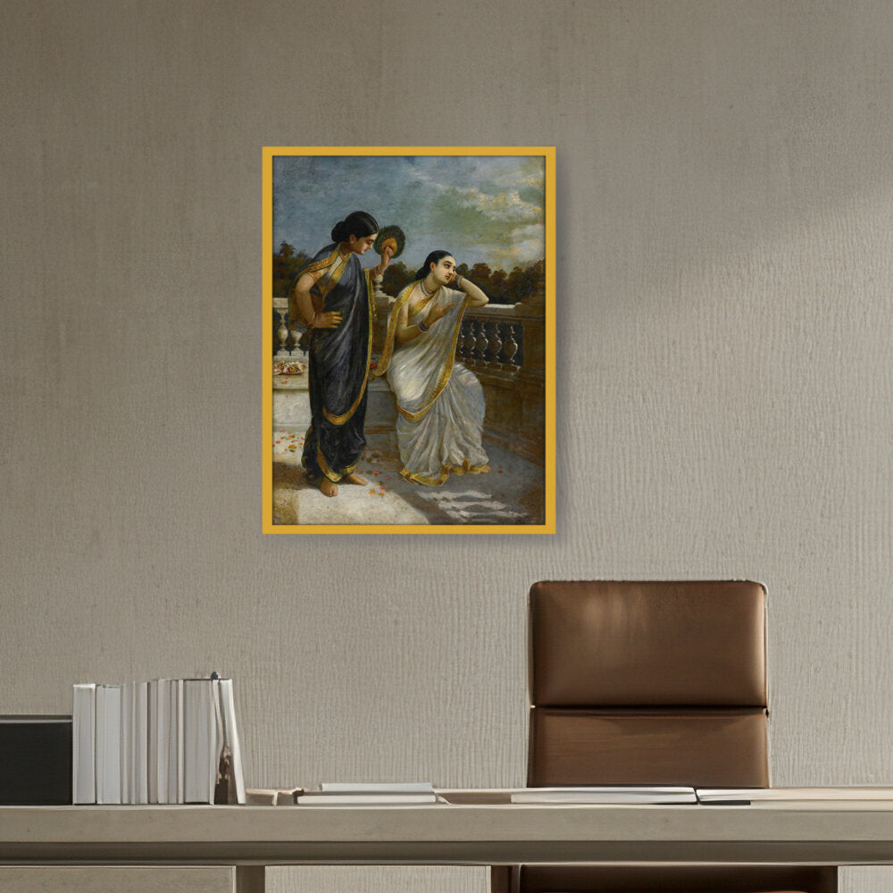 Untitled (Damayanti) - Framed Canvas