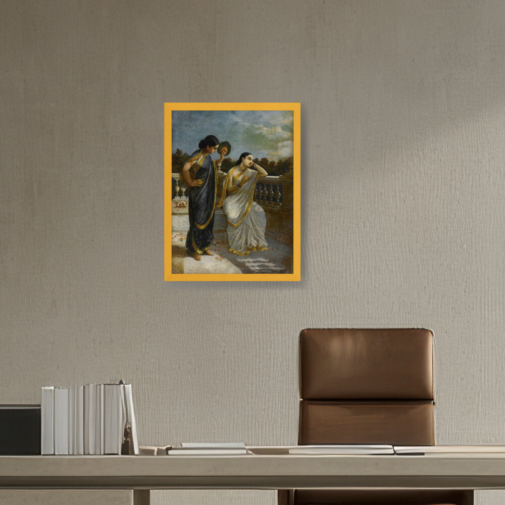 Untitled (Damayanti) - Framed Canvas