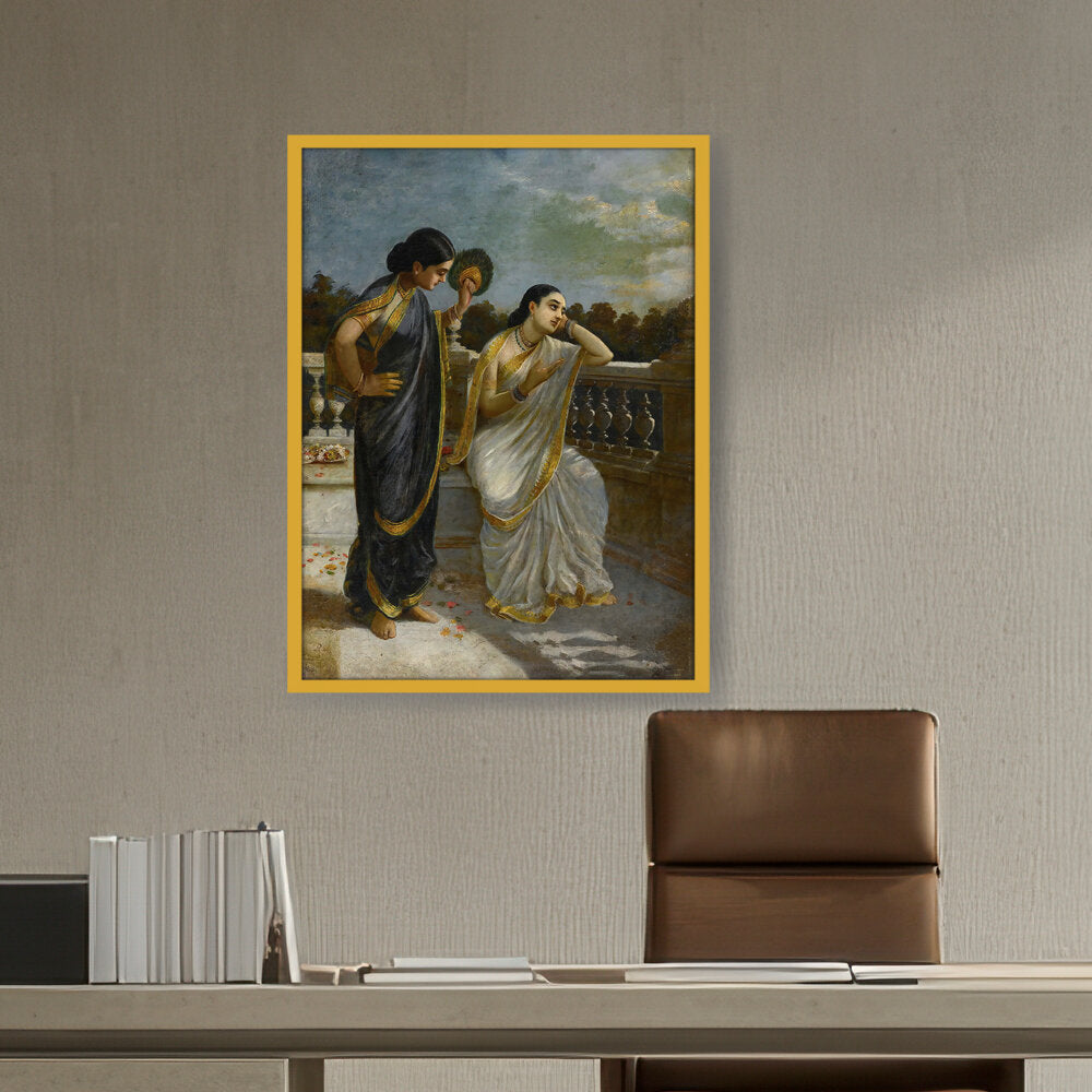 Untitled (Damayanti) - Framed Canvas