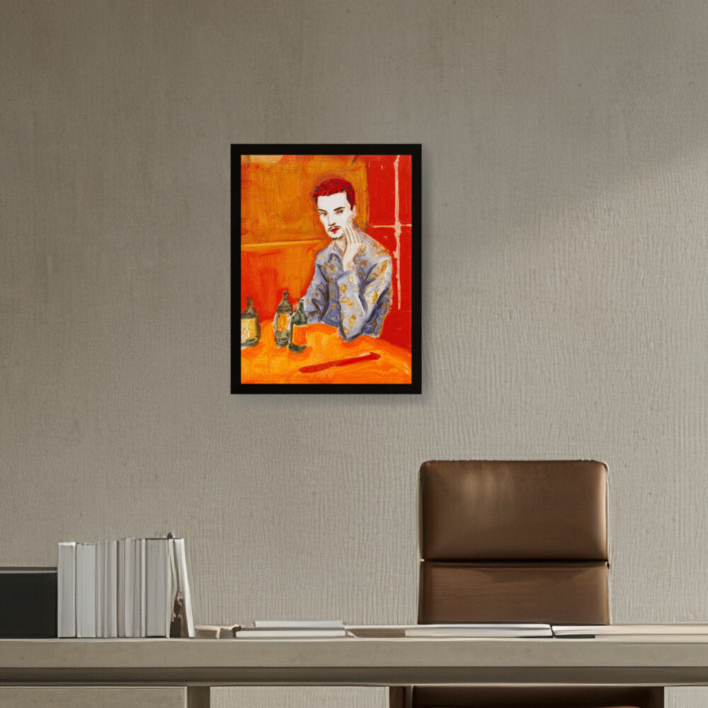 Jake At The New Viet Huong - Framed Canvas
