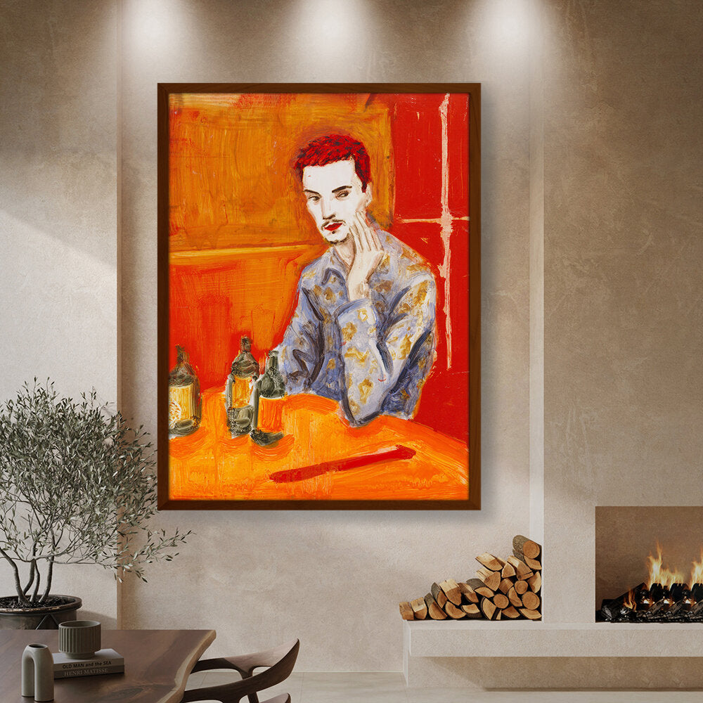 Jake At The New Viet Huong - Framed Canvas