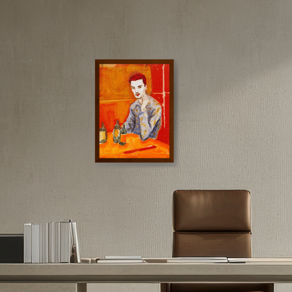 Jake At The New Viet Huong - Framed Canvas