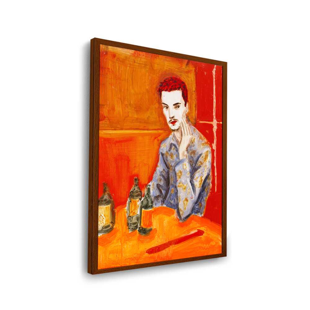 Jake At The New Viet Huong - Framed Canvas