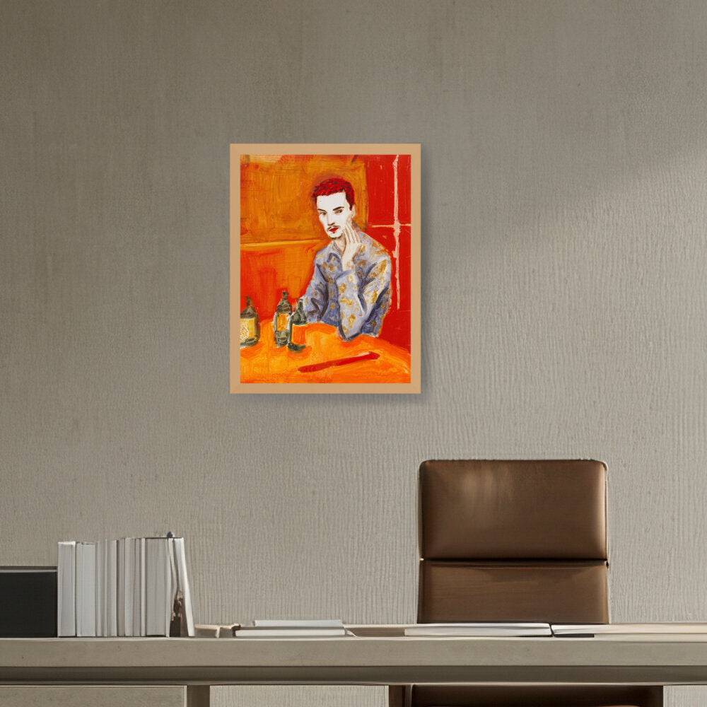 Jake At The New Viet Huong - Framed Canvas