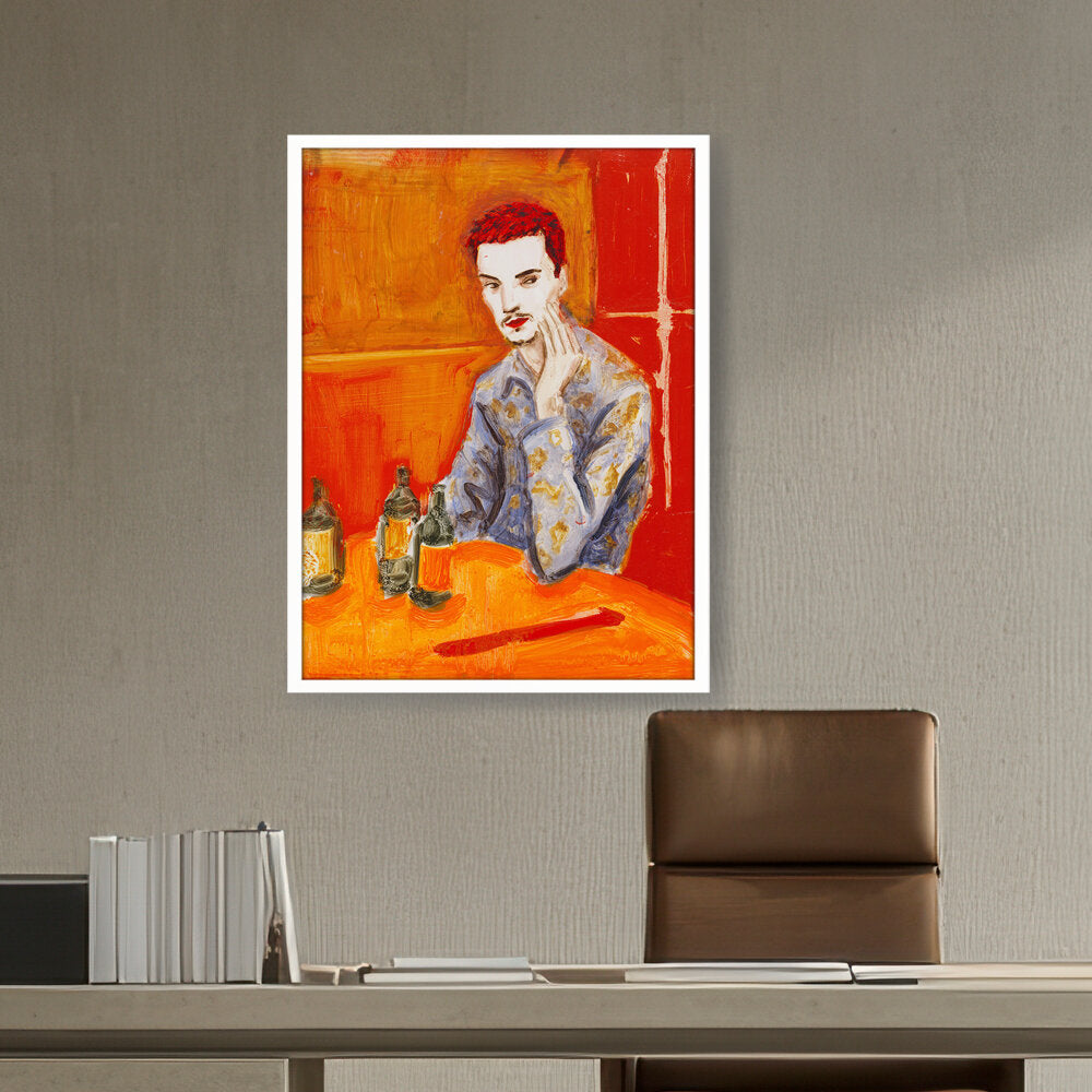 Jake At The New Viet Huong - Framed Canvas