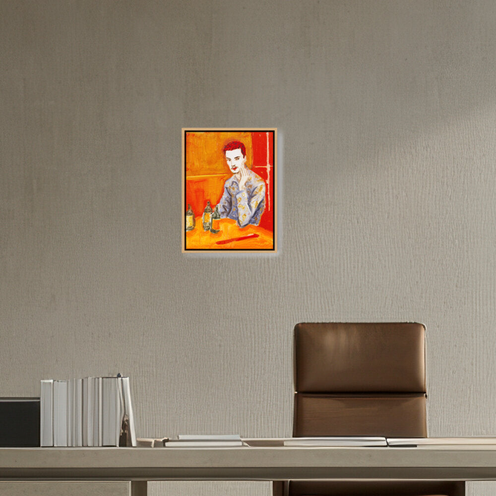 Jake At The New Viet Huong - FLOATING FRAME