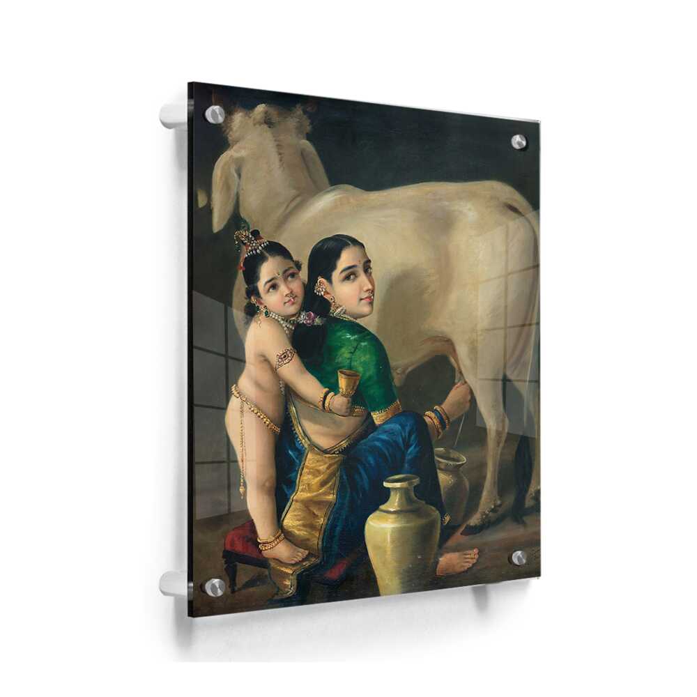 Yashoda Krishna Art - Acrylic Wall Photo