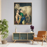 Picasoul - Artist - Yashoda Krishna Art - FLOATING FRAME