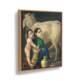 Yashoda Krishna Art - FLOATING FRAME