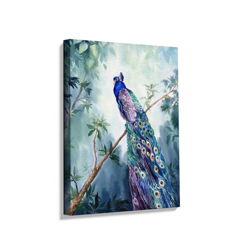 Picasoul - Picasoul Curated - Watercolour Peacock Bird - Wall Decor