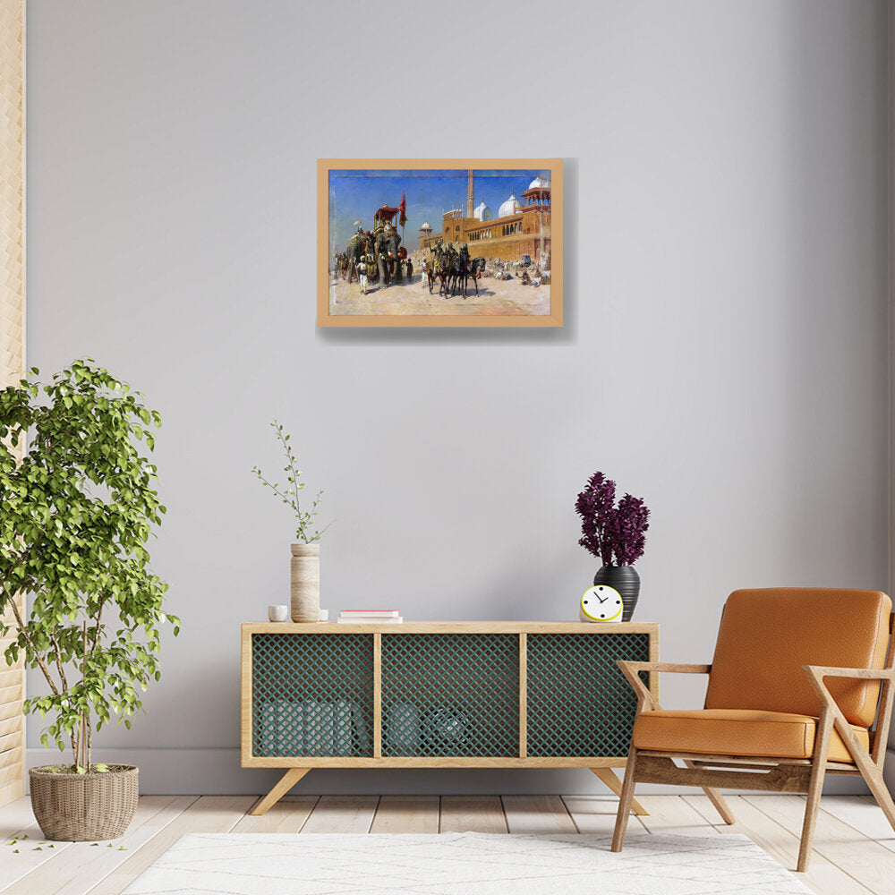 Great Mogul And His Court - Framed Canvas