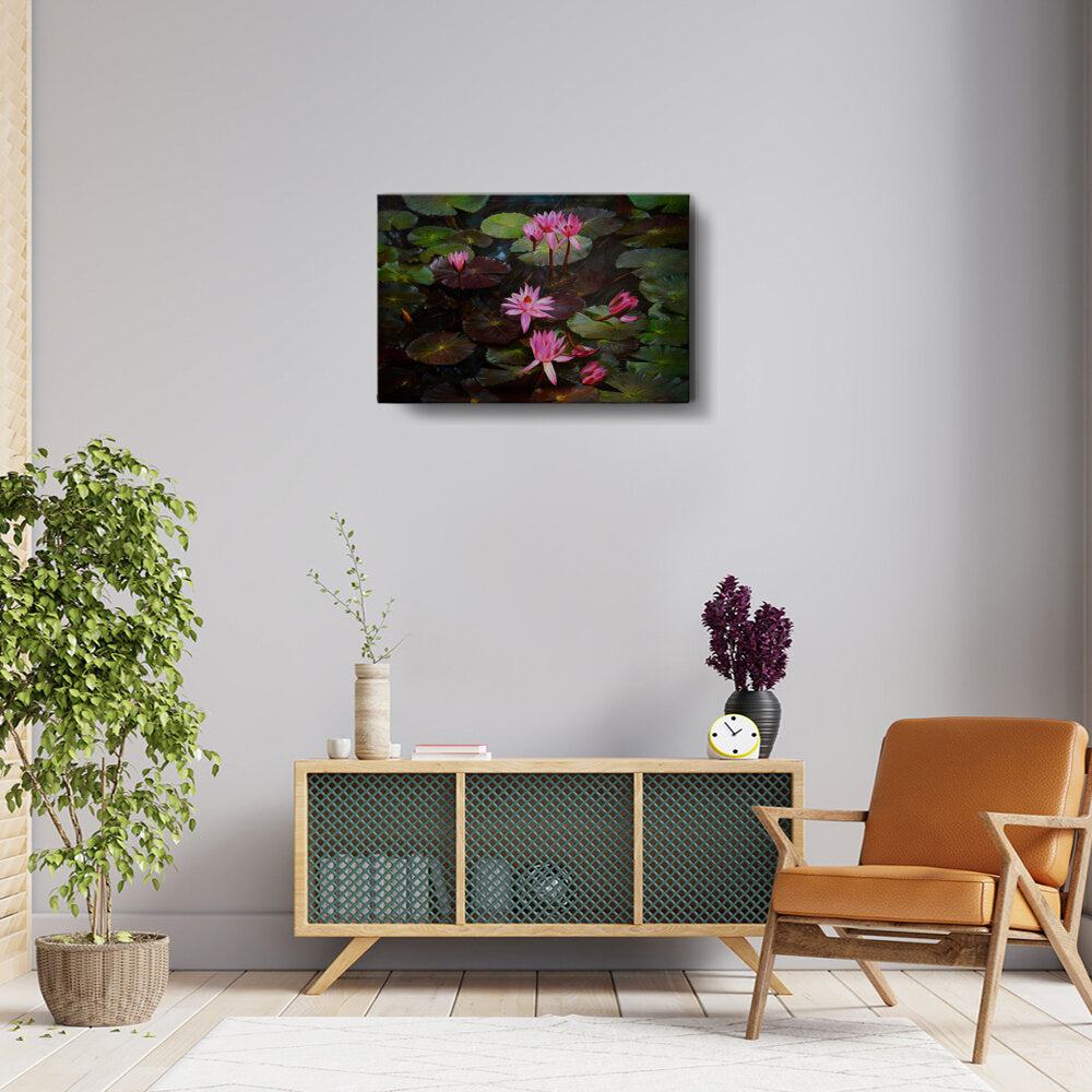 Lotus Flowers - Wall Canvas