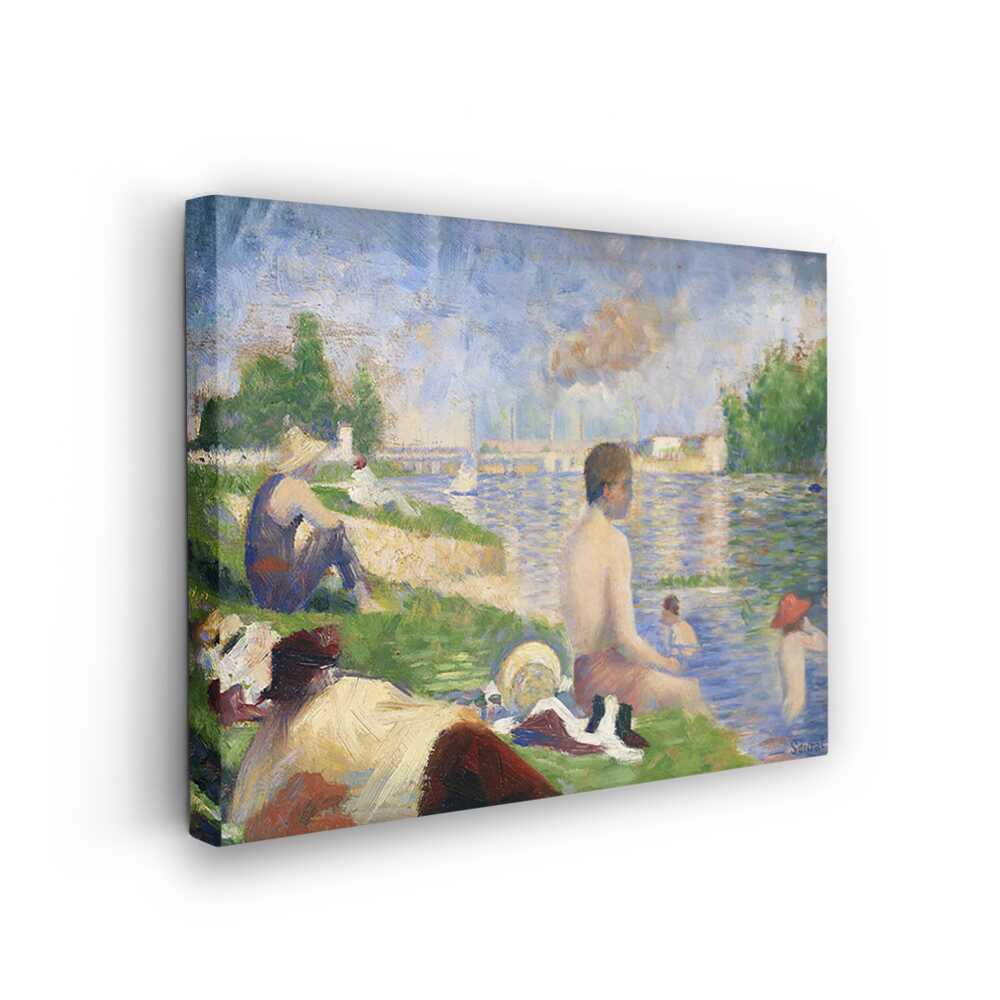 Bathers At Asni??res - Wall Canvas