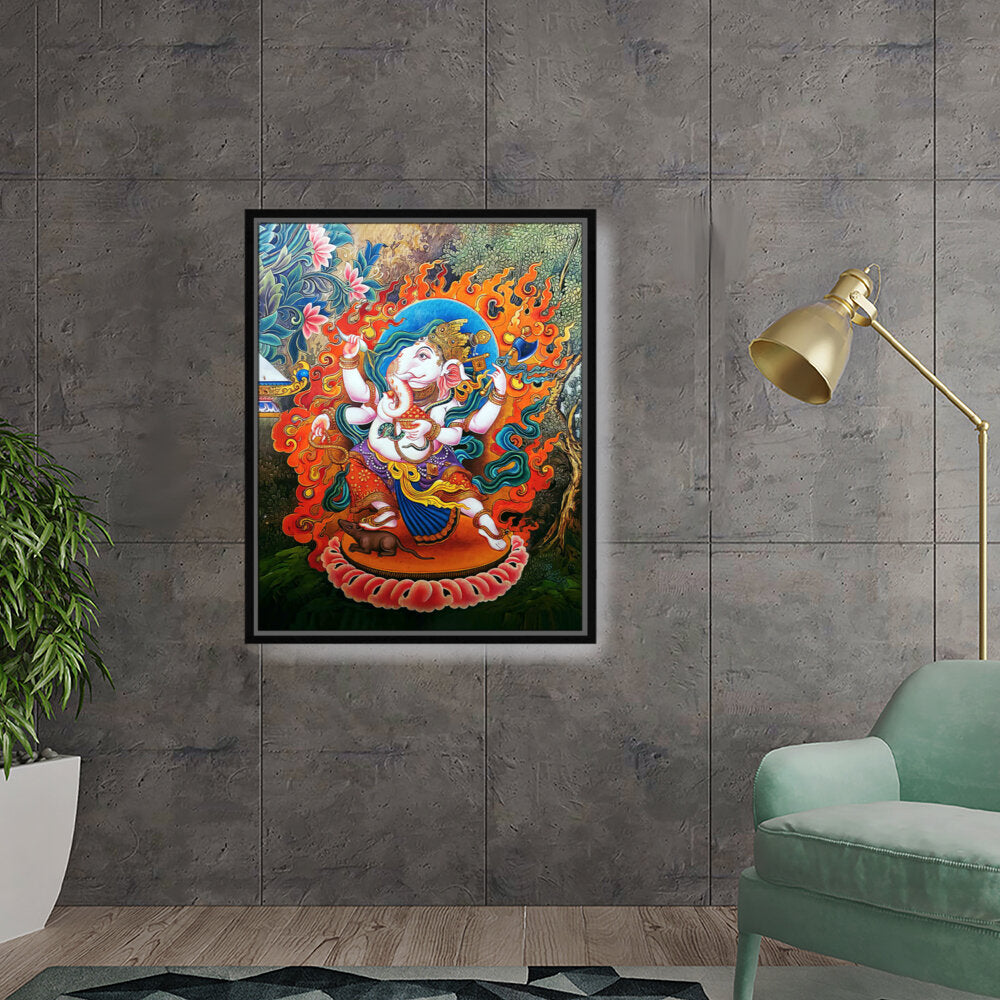 Ganesh Ji - FLOATING FRAME