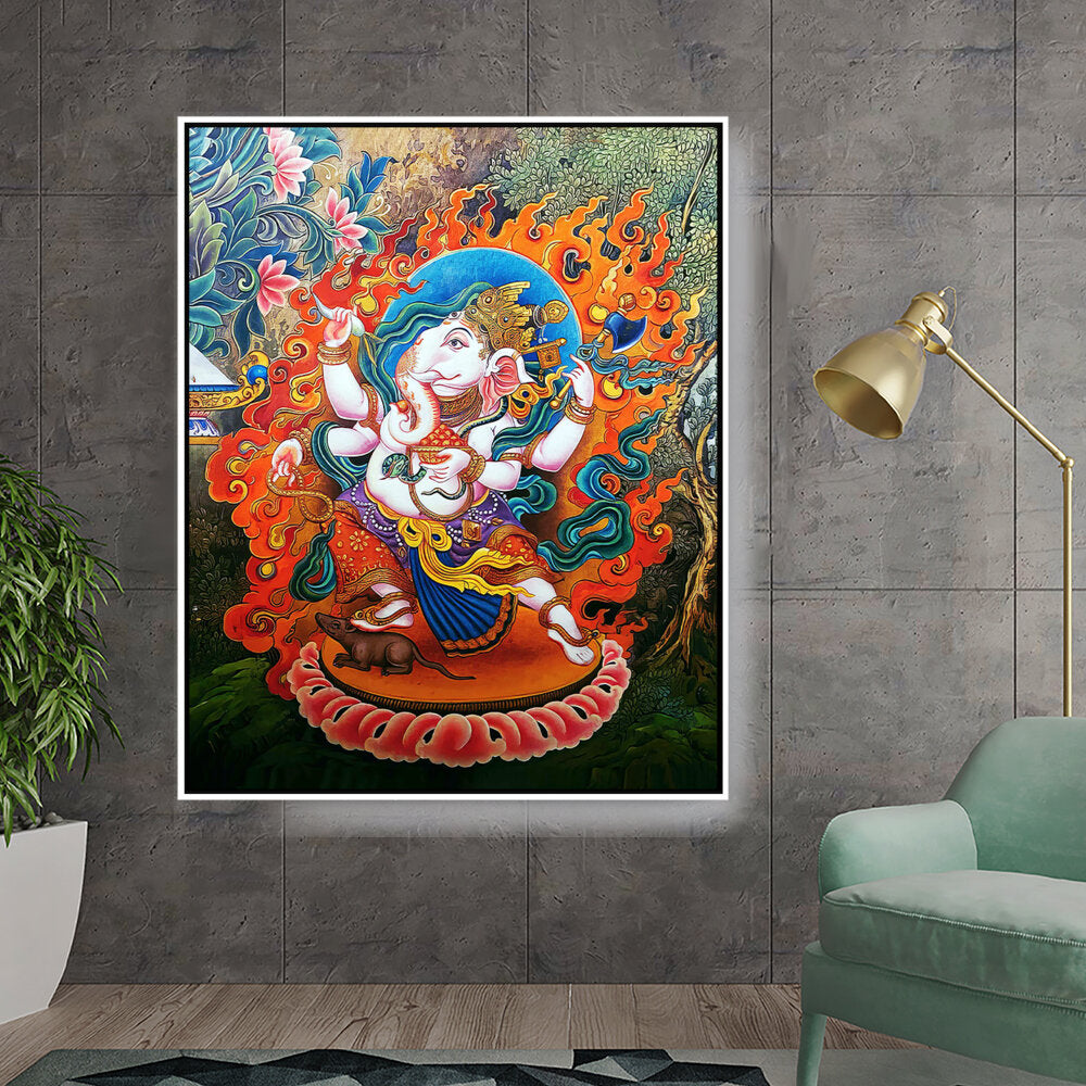 Ganesh Ji - FLOATING FRAME