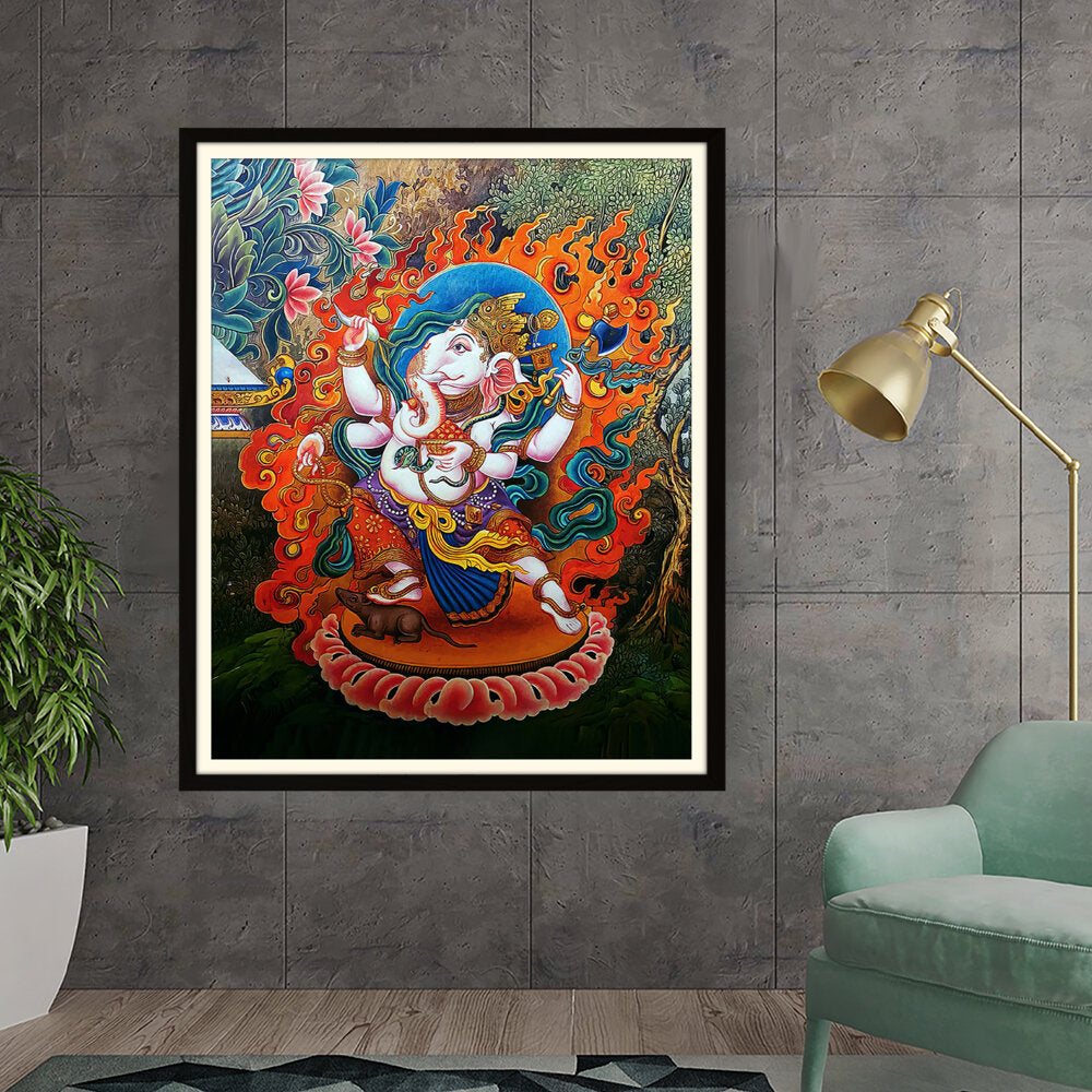 Picasoul - Artist - Ganesh Ji - WALL MOUNT FRAME