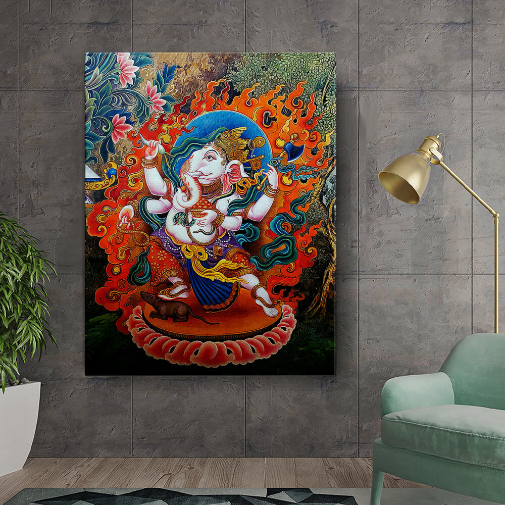 Picasoul - Artist - Ganesh Ji - Wall Canvas