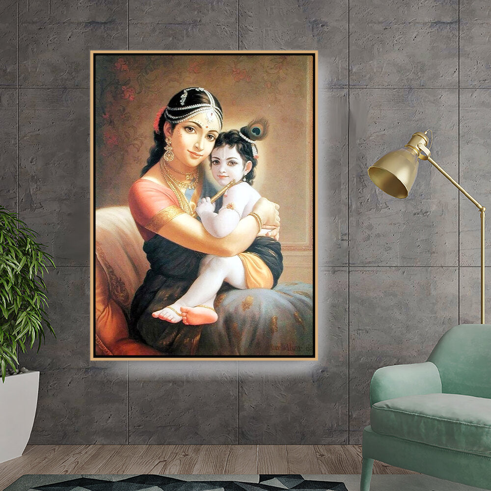 Yashoda Maa Krishna - FLOATING FRAME
