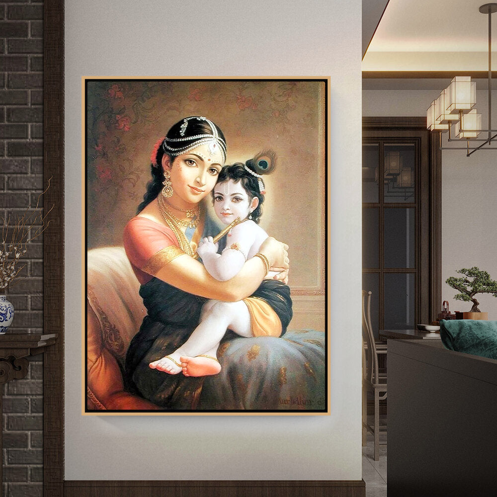 Yashoda Maa Krishna - FLOATING FRAME