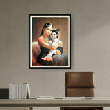 Picasoul - Artist - Yashoda Maa Krishna - WALL MOUNT FRAME