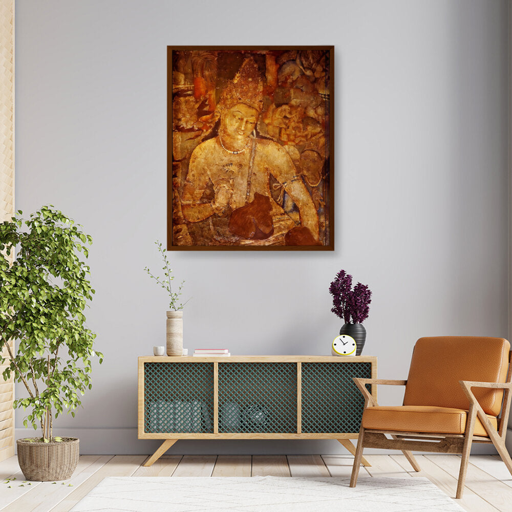 Bodhisattva - Framed Canvas