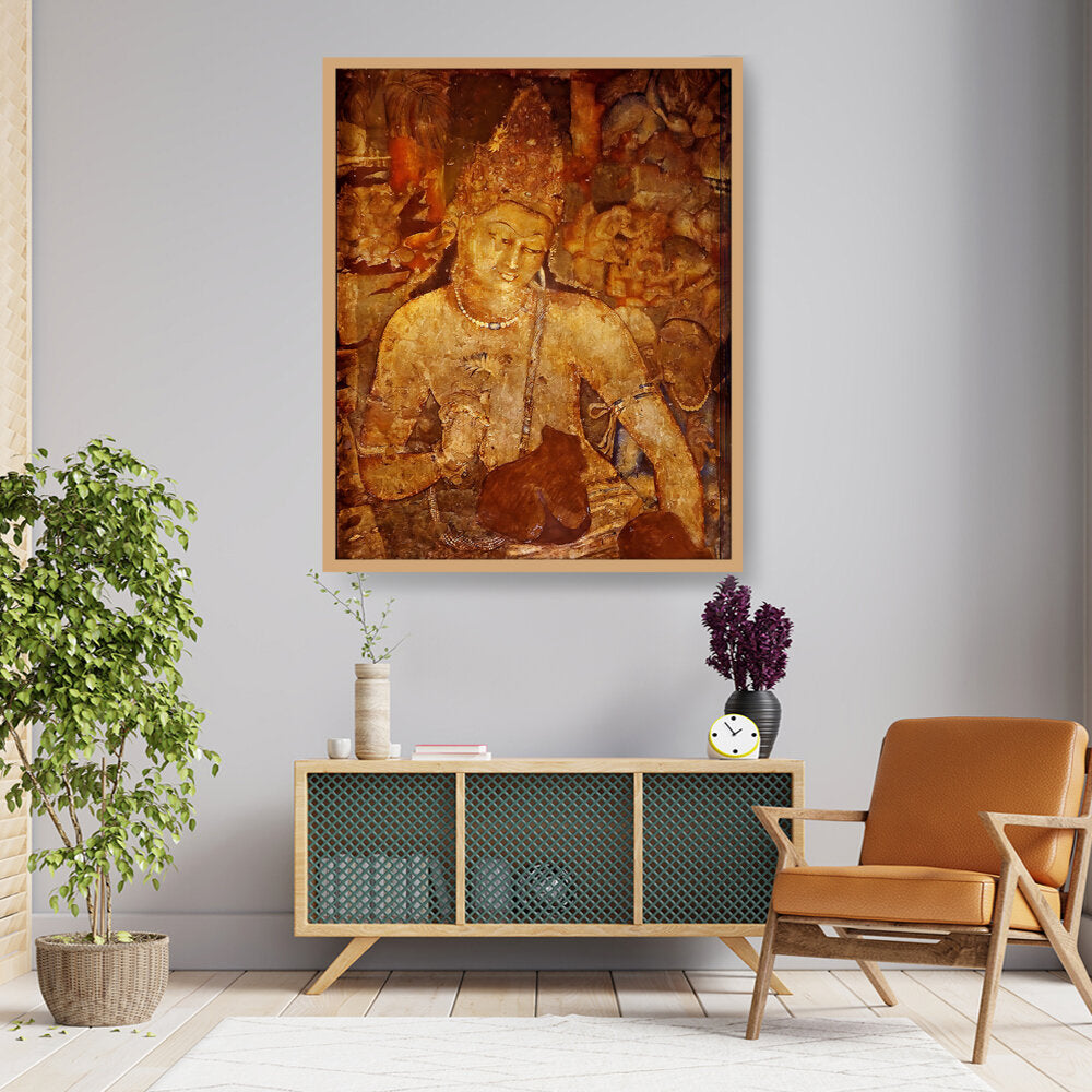Bodhisattva - Framed Canvas