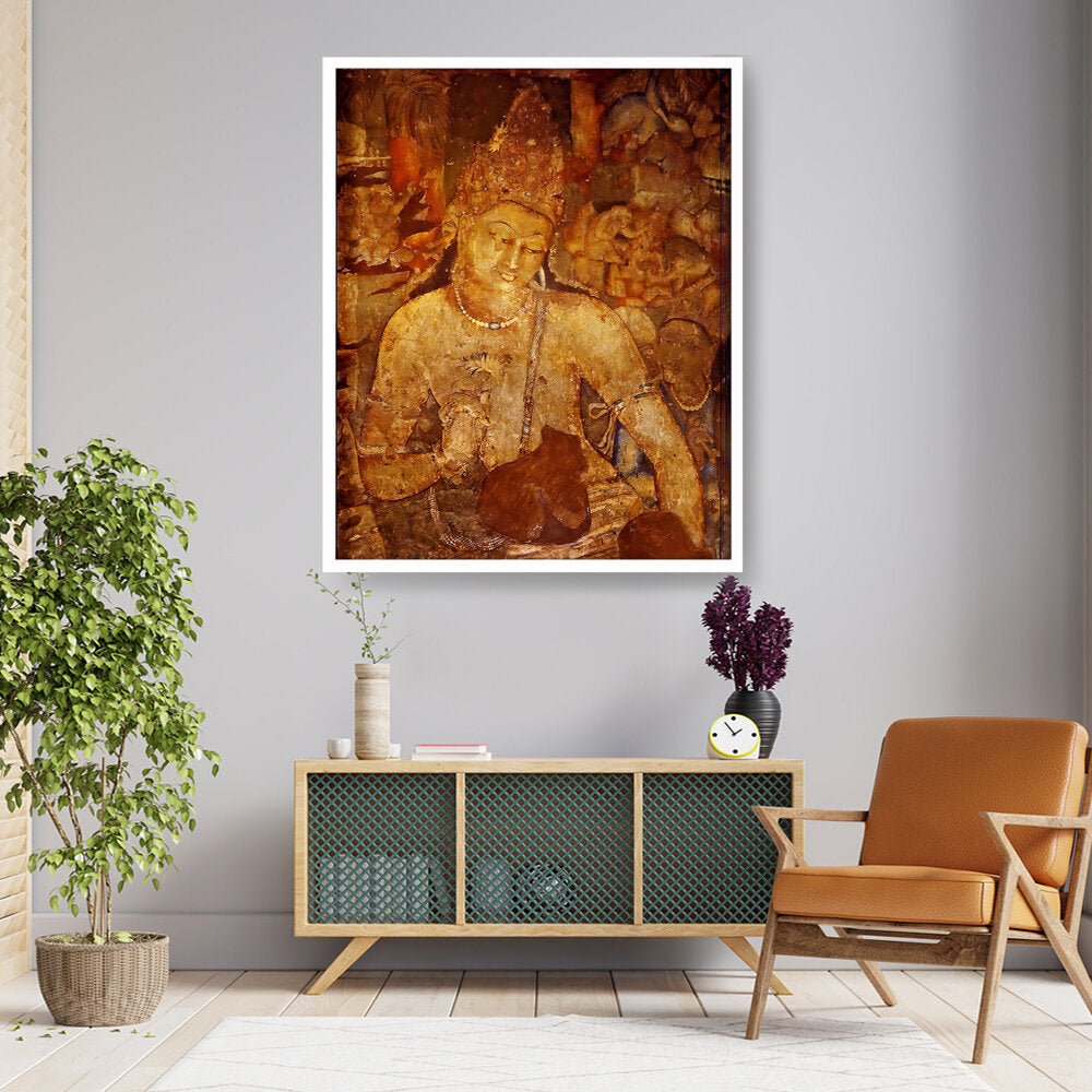 Bodhisattva - Framed Canvas