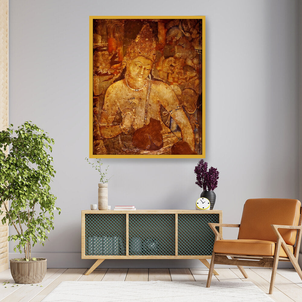 Bodhisattva - Framed Canvas