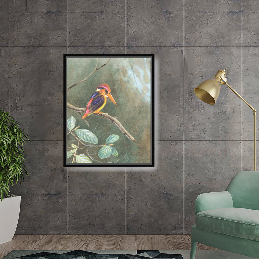 Painting Of Bird - FLOATING FRAME