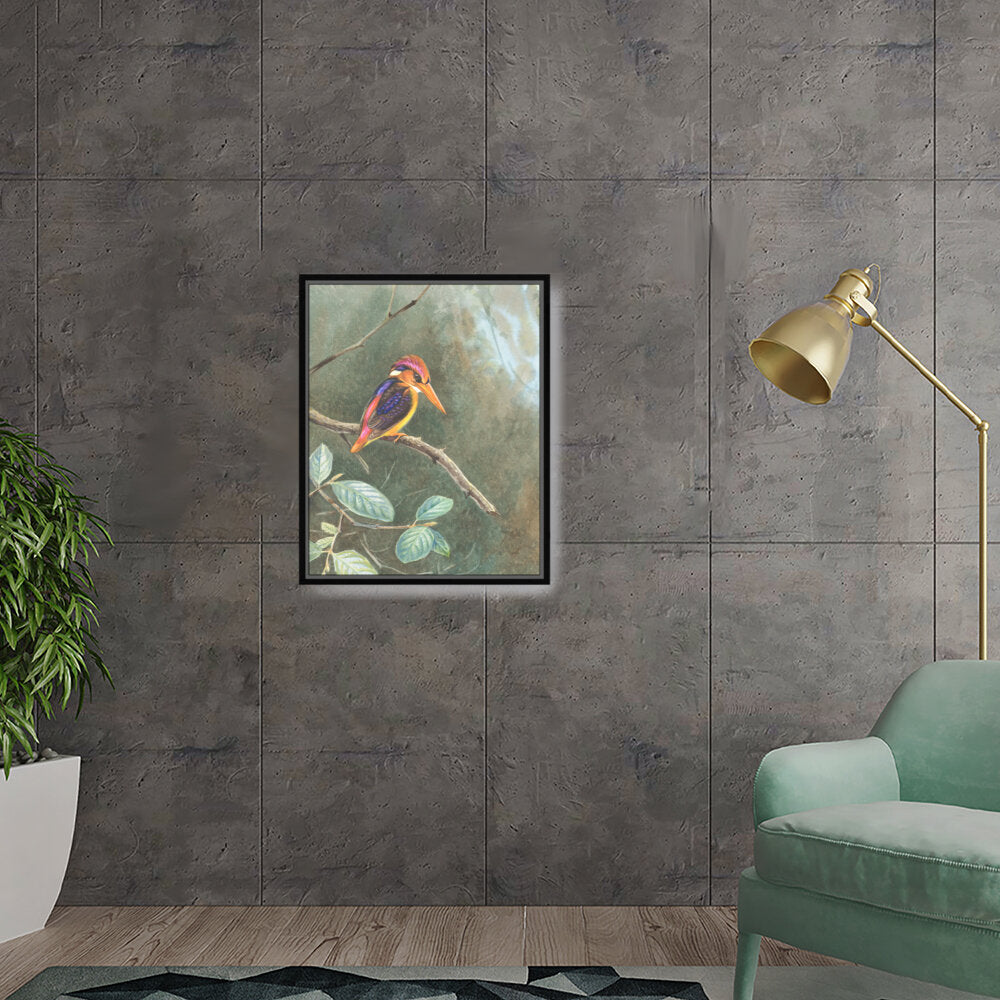 Painting Of Bird - FLOATING FRAME
