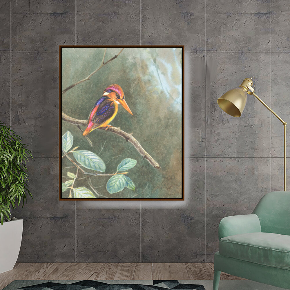 Painting Of Bird - FLOATING FRAME