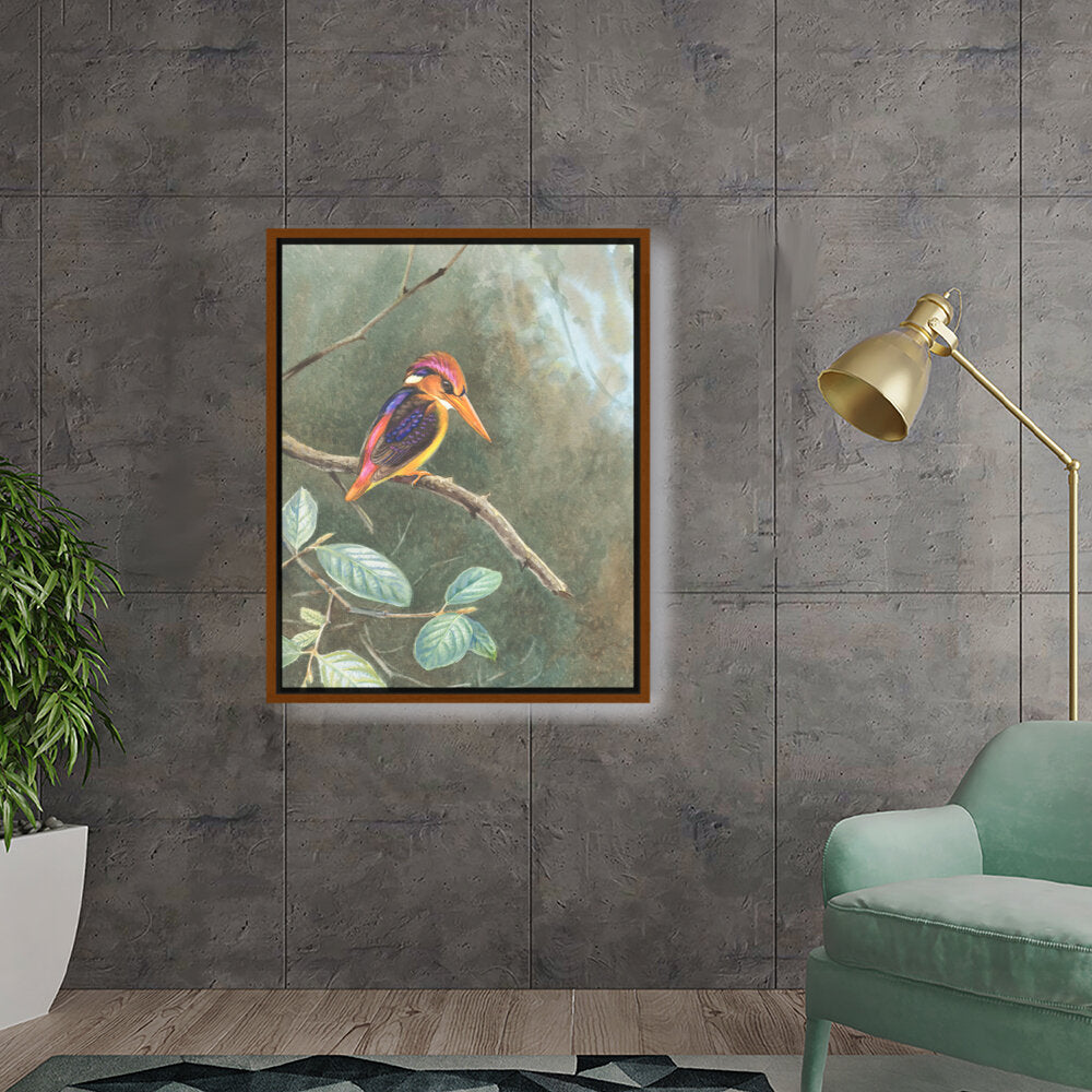 Painting Of Bird - FLOATING FRAME