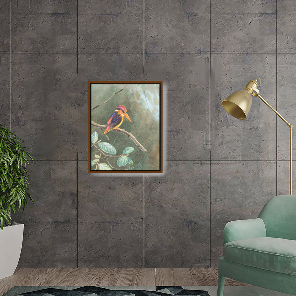 Painting Of Bird - FLOATING FRAME