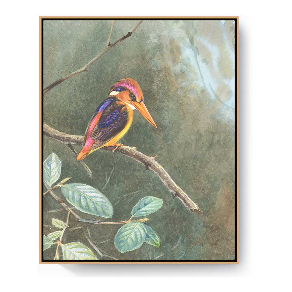 Painting Of Bird - FLOATING FRAME
