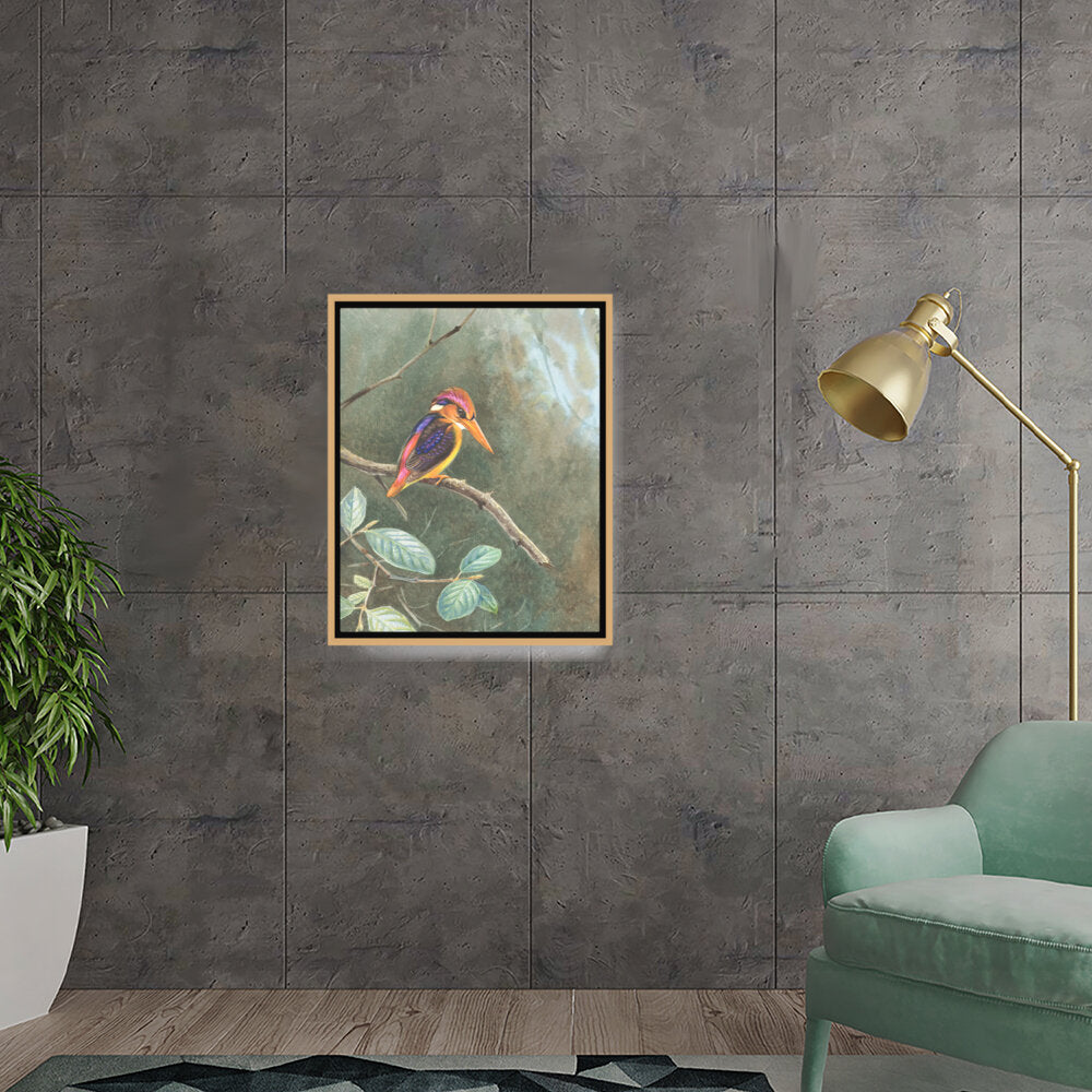 Painting Of Bird - FLOATING FRAME