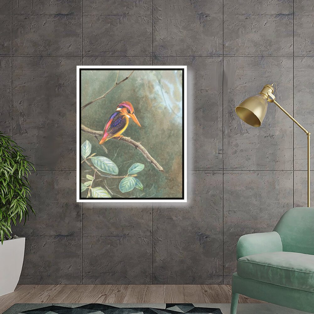 Painting Of Bird - FLOATING FRAME