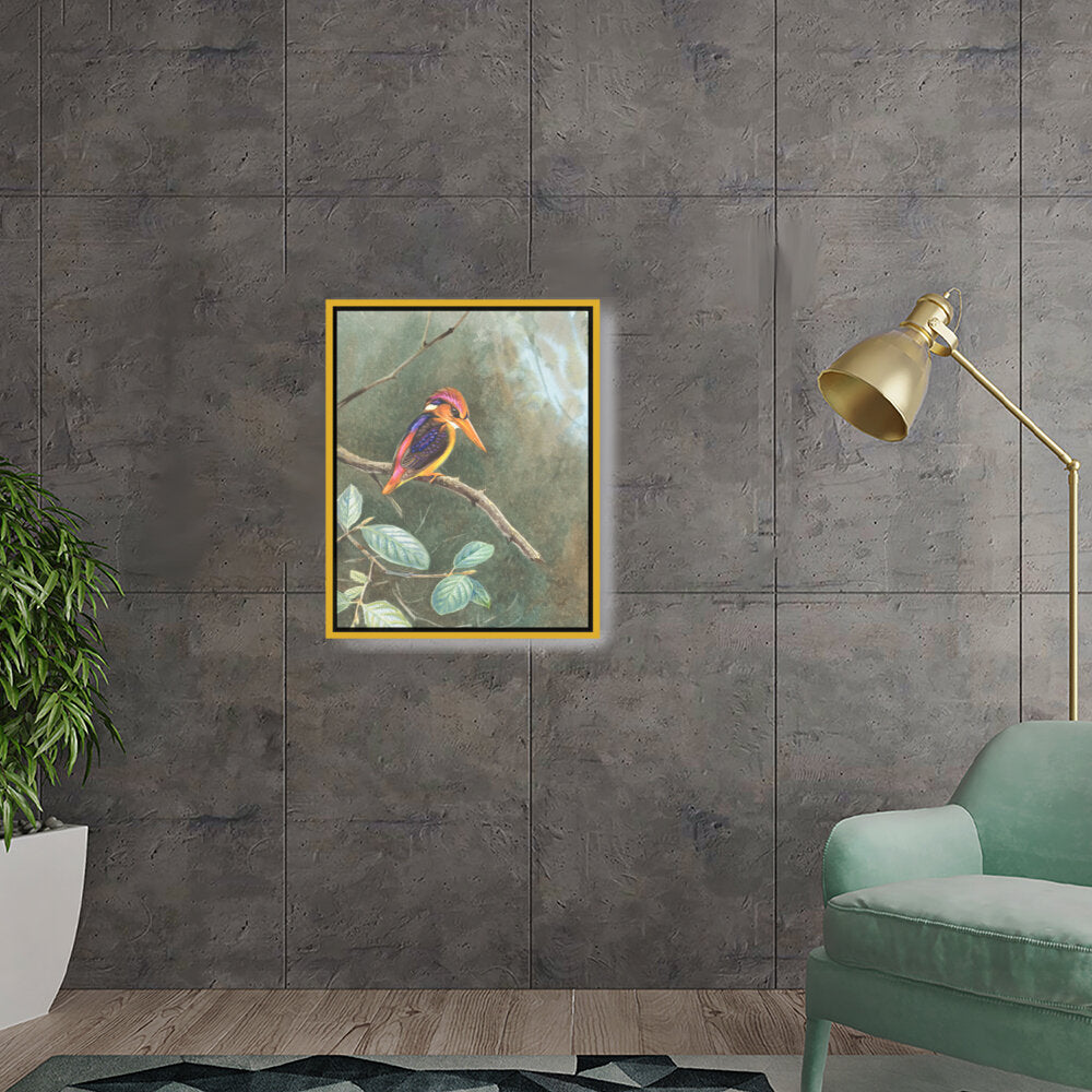 Painting Of Bird - FLOATING FRAME