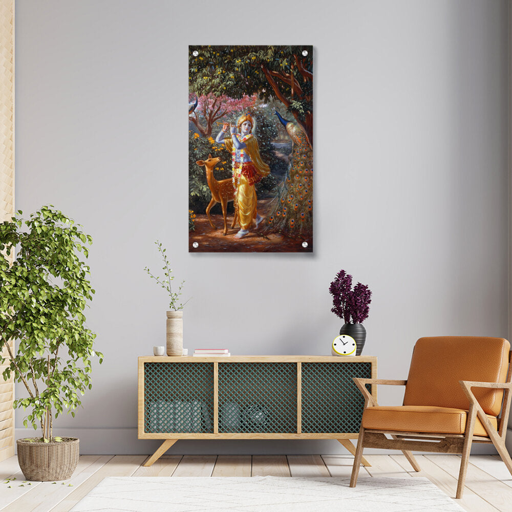 Lord Krishna - Acrylic Wall Photo