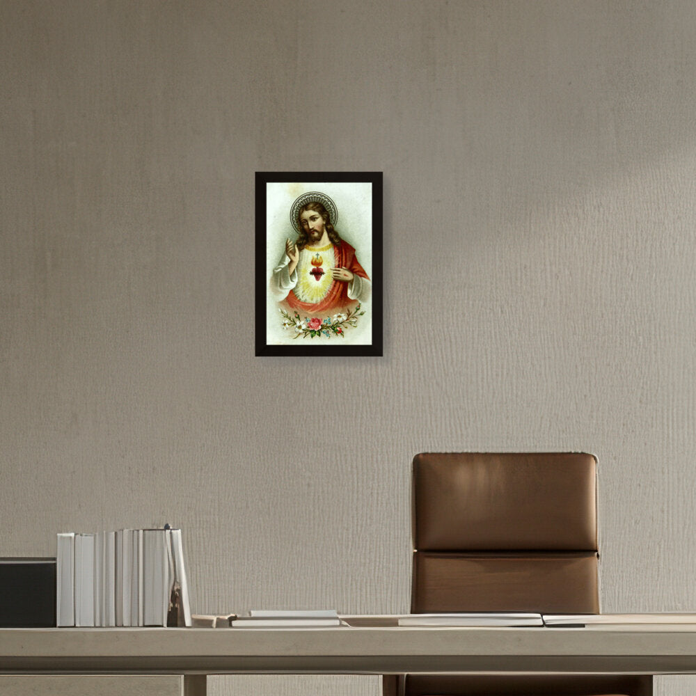 Jesus ƒ??Love One Anotherƒ?? - Framed Canvas