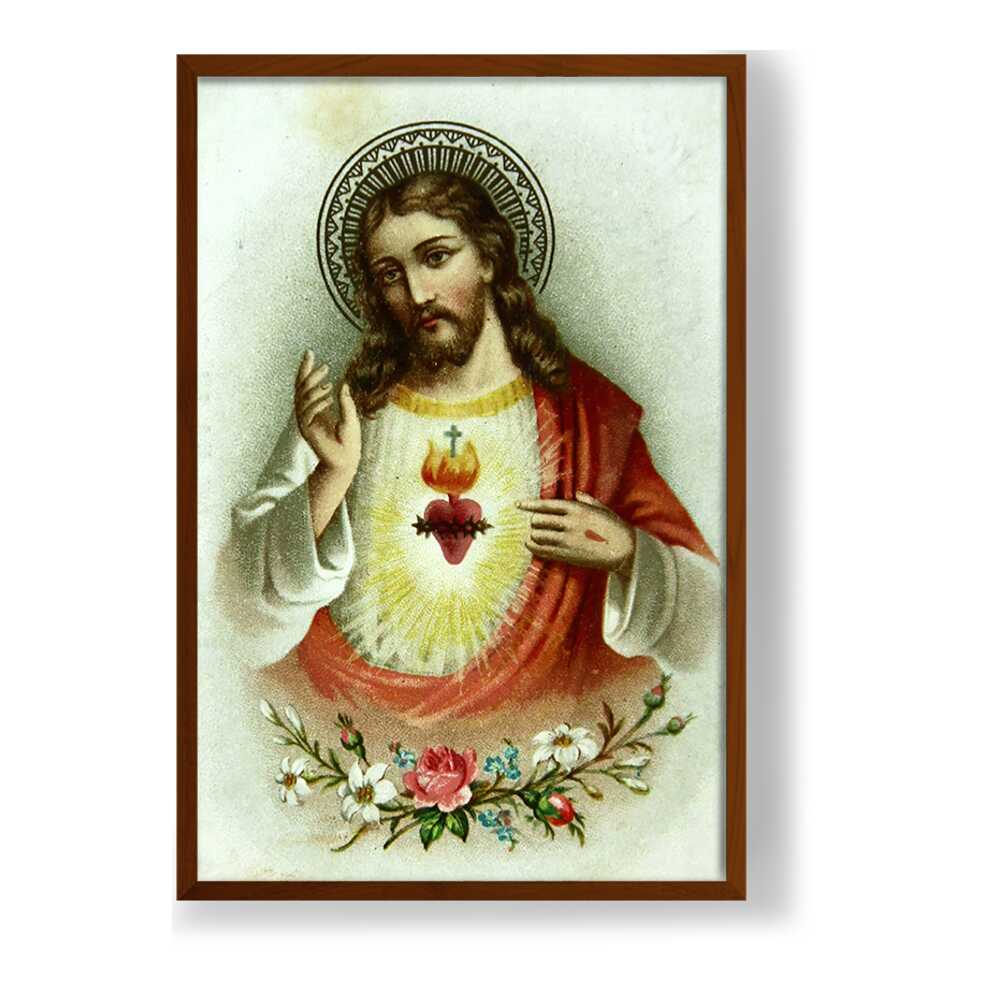 Jesus ƒ??Love One Anotherƒ?? - Framed Canvas