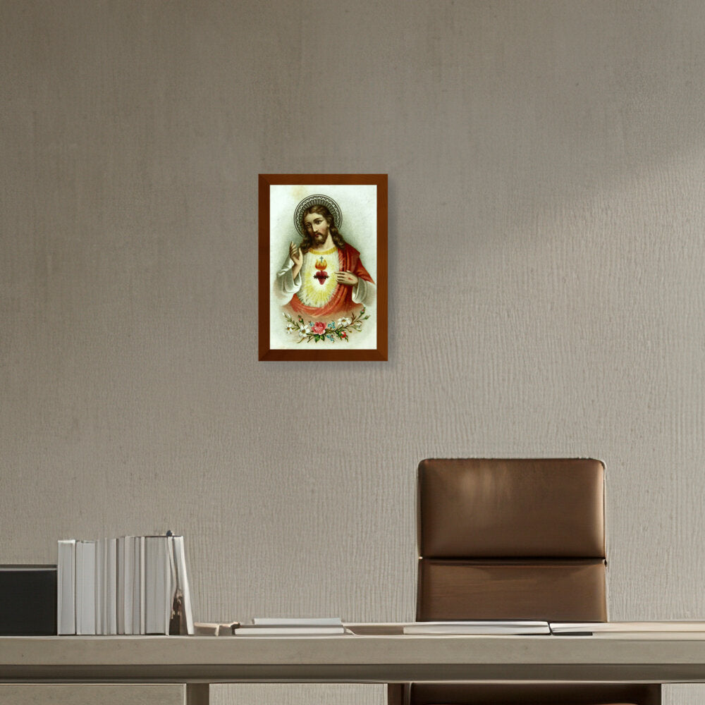 Jesus ƒ??Love One Anotherƒ?? - Framed Canvas