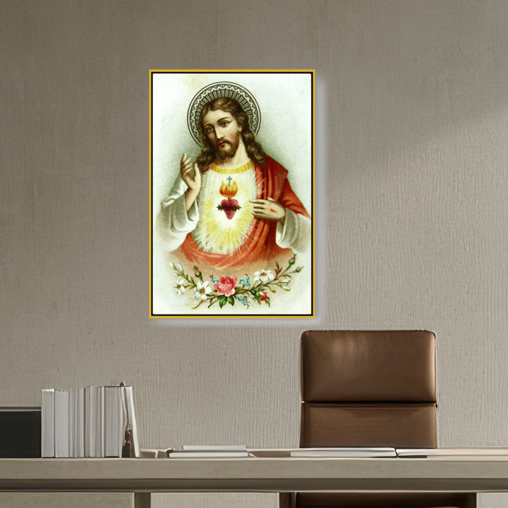 Jesus ‰Û÷Love One Another‰۪ - FLOATING FRAME