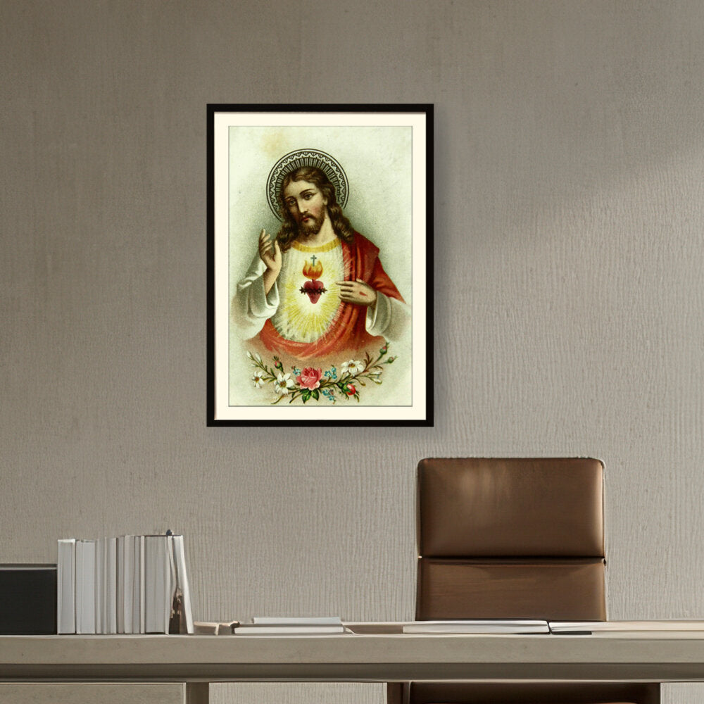 Jesus ƒ??Love One Anotherƒ?? - WALL MOUNT FRAME